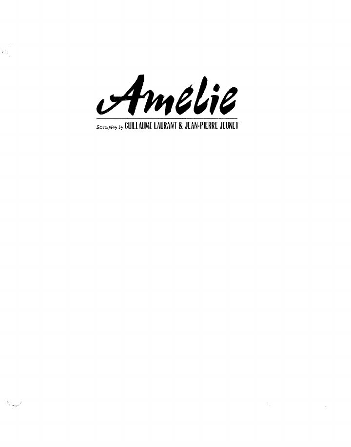 Amélie screenplay first page