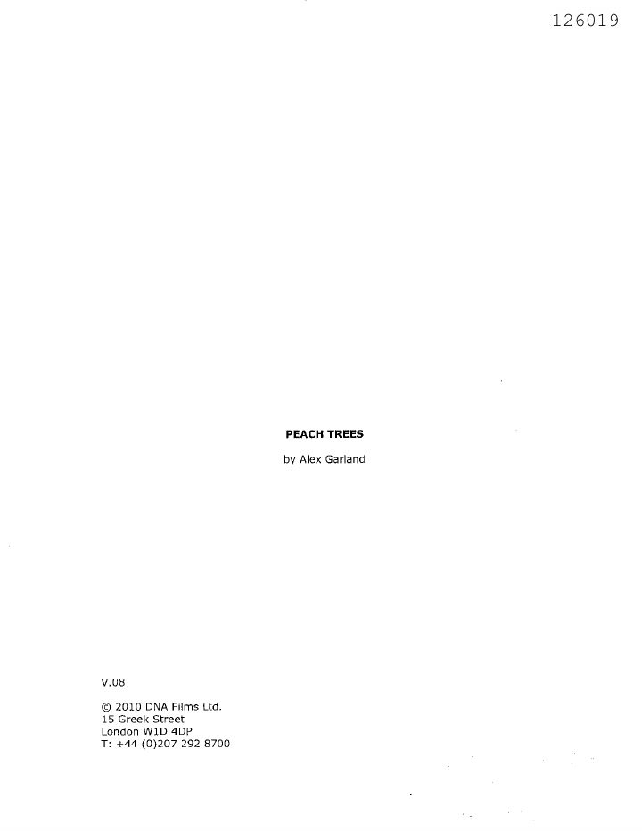 Dredd screenplay first page