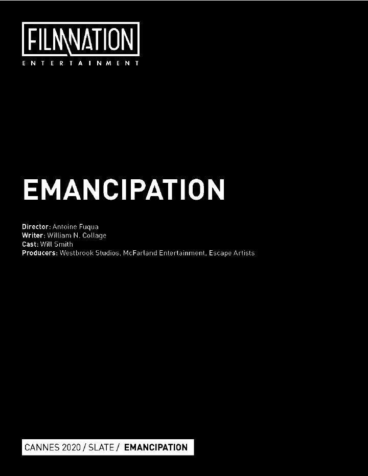 Emancipation screenplay first page