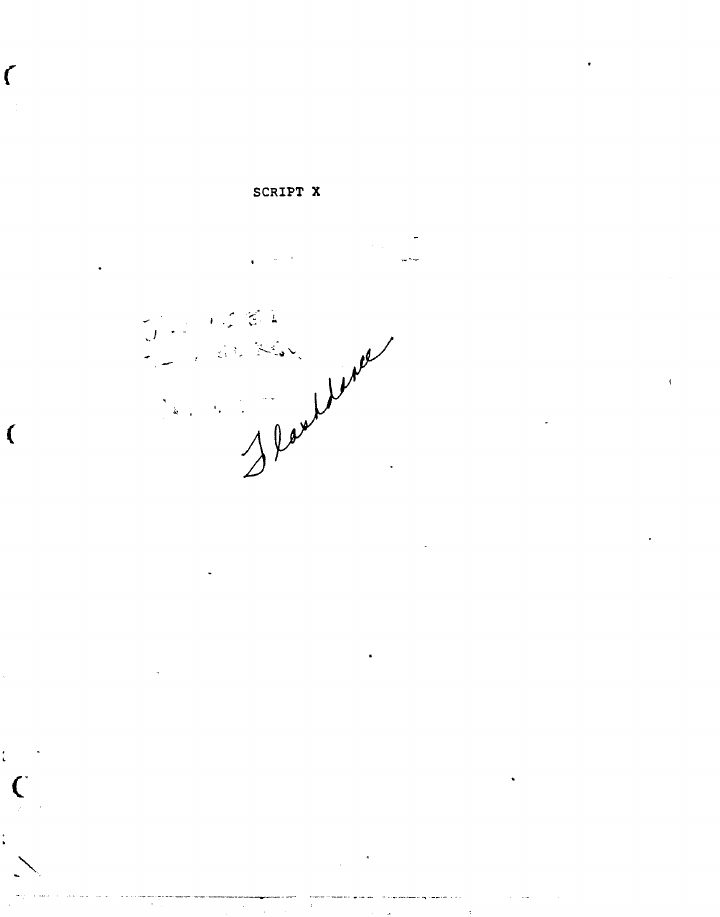 Flashdance screenplay first page