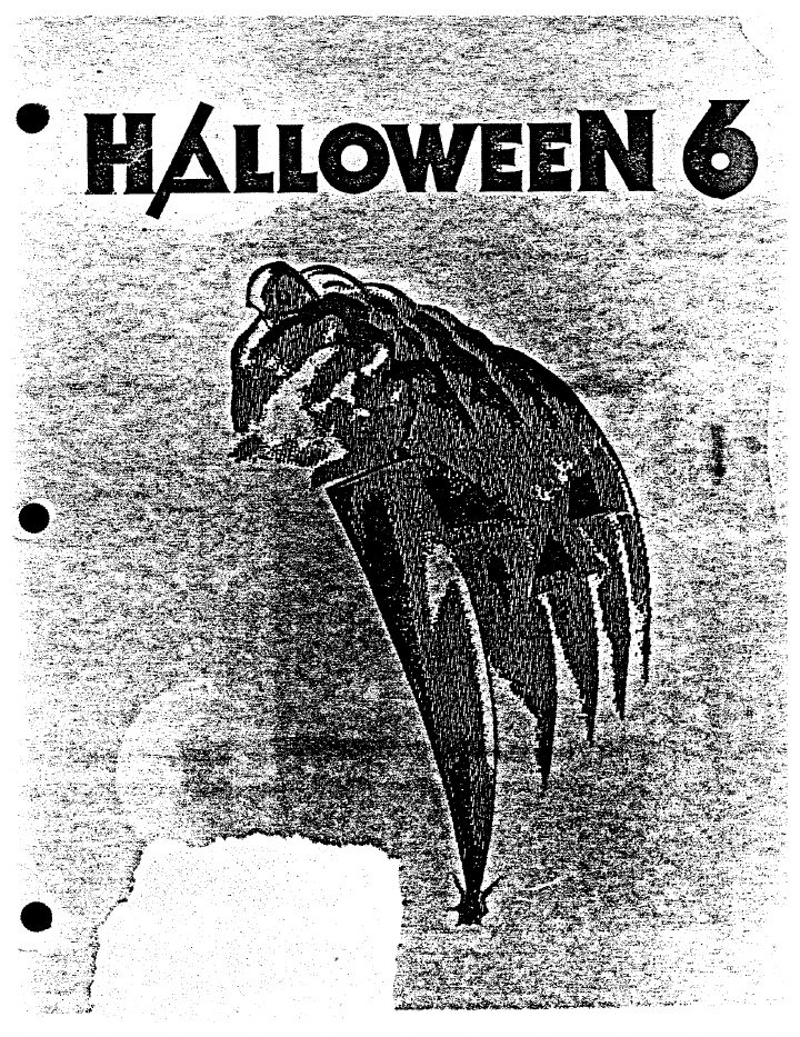 Halloween: The Curse of Michael Myers screenplay first page