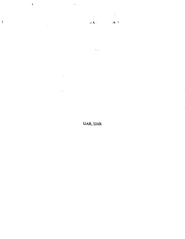 Liar Liar screenplay first page