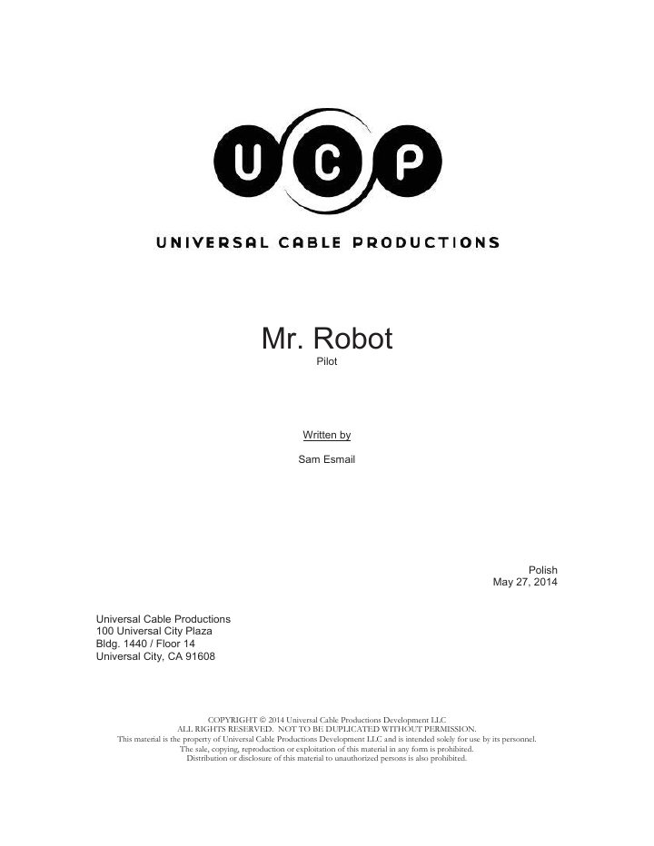 Mr. Robot: 101: eps1.0_hellofriend.mov screenplay first page
