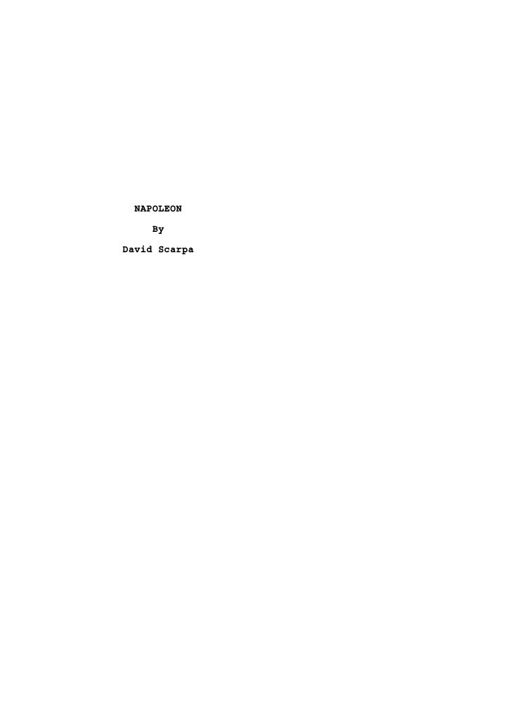 Napoleon screenplay first page