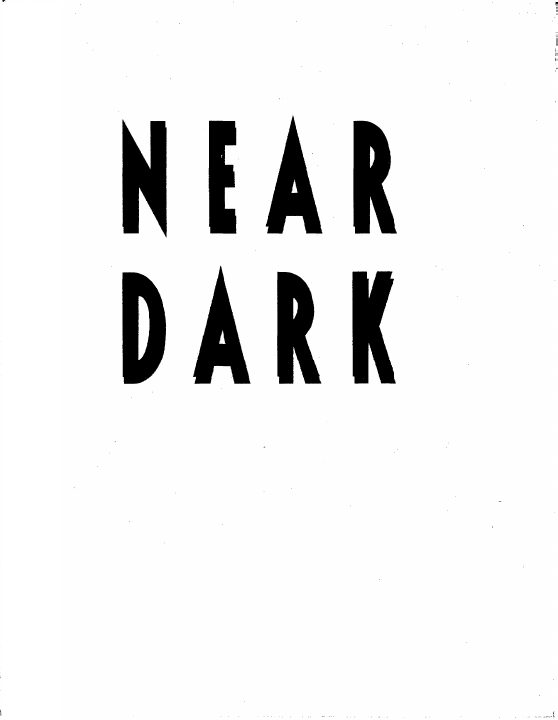 Near Dark screenplay first page