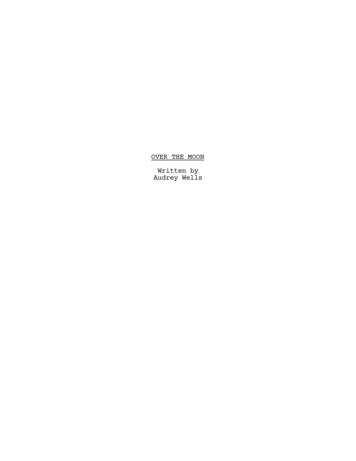 Over the Moon screenplay first page