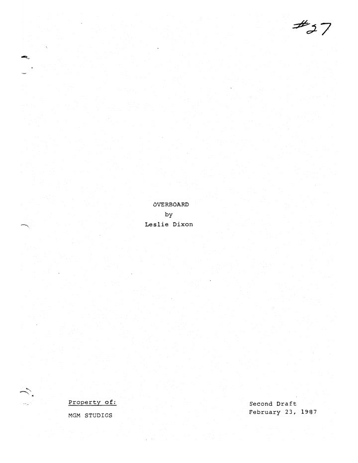 Overboard screenplay first page