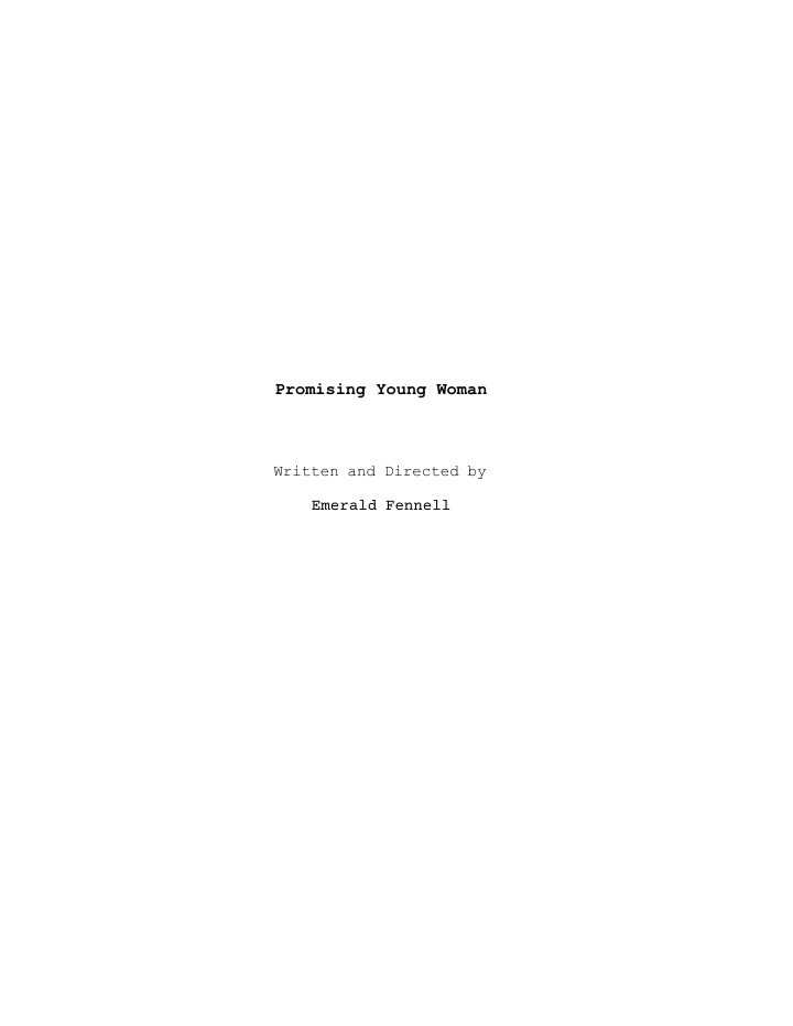 Promising Young Woman screenplay first page