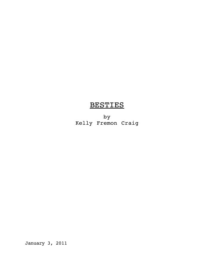 The Edge of Seventeen screenplay first page