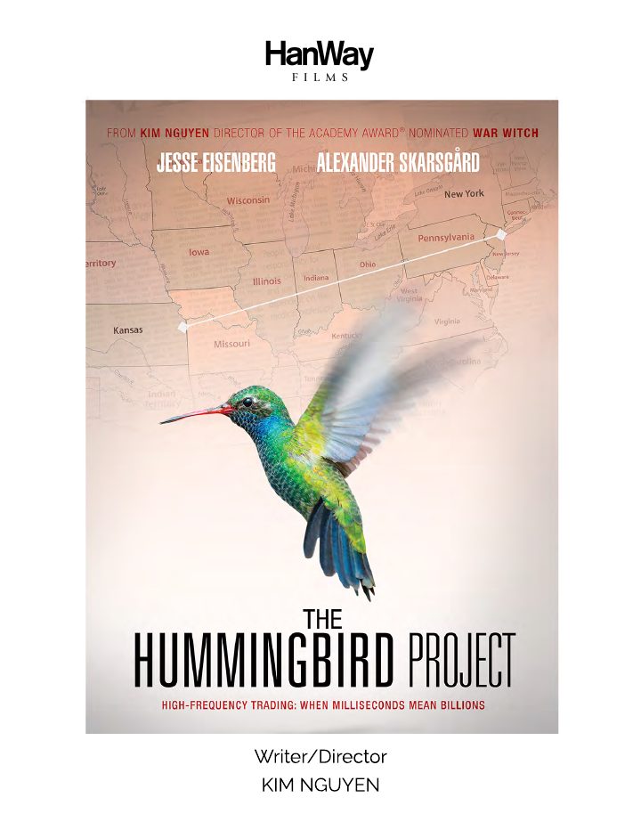 The Hummingbird Project screenplay first page
