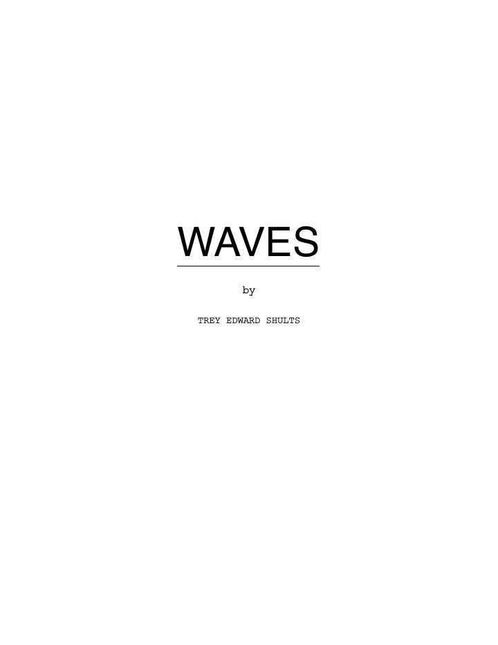 Waves screenplay first page