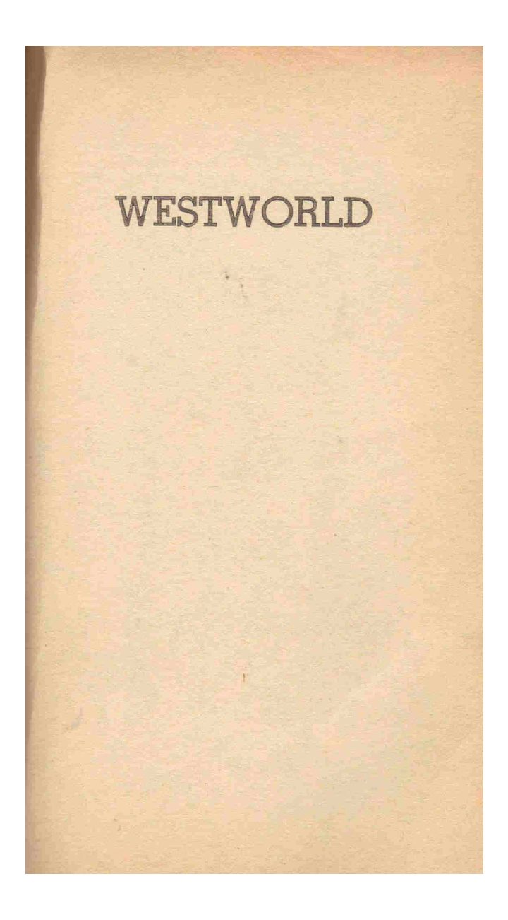 Westworld screenplay first page